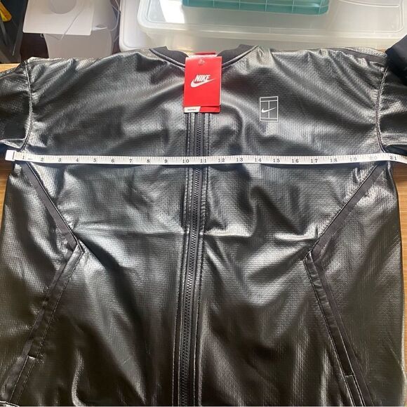 Nike 744004 Nikecourt tennis jacket full zip  black NWT - Picture 5 of 13